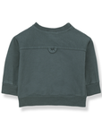 1+ in the family - esteban - fleece sweatshirt - petroleum