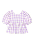 Mipounet - colette vichy blouse - lavender