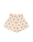 Mipounet - coraline jacquard shorts - ecru/coral