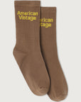 American Vintage - clypsun socks -brown