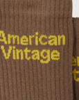 American Vintage - clypsun socks -brown