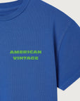 American Vintage - fizvalley t-shirt - vintage cobalt