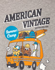 American Vintage - fizvalley t-shirt - heather grey