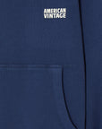 American Vintage - izubird hoodie - navy