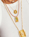 Mya Bay - necklace - gilded gold - diwali declaration