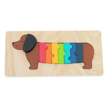 Vilac - houten puzzel - hond