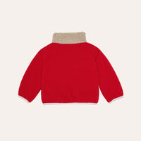 The Campamento - baby polar jacket - red