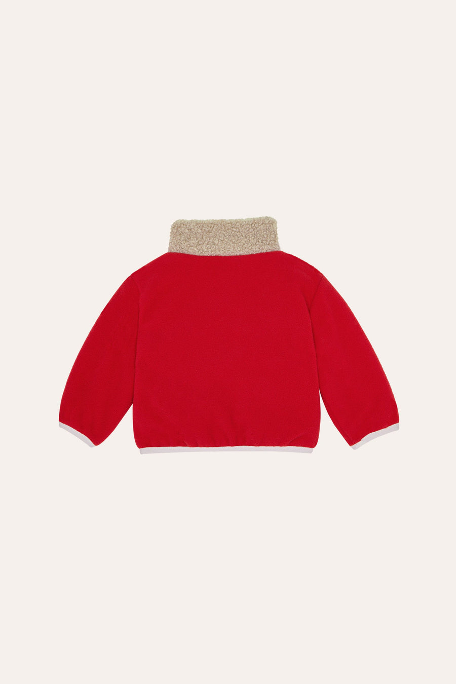 The Campamento - baby polar jacket - red