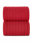 Condor - basic rib short socks - 2.016/4 550 - red