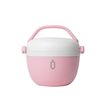 Runbott - thermal lunchbox 560ml - white/pink