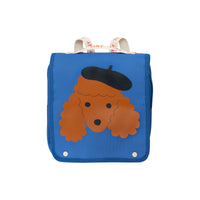 Tiny Cottons - poodle backpack - blue