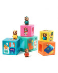 Djeco - blocks for infants - topanihouse with 4 bears