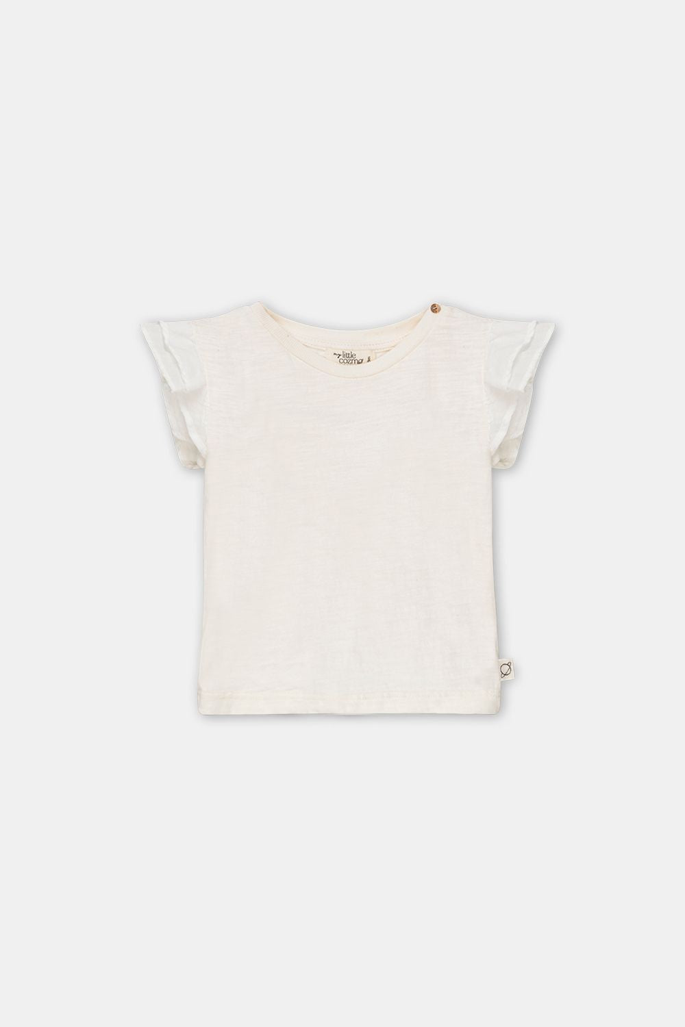 My Little cozmo - REESE205 - frill t-shirt - ivory