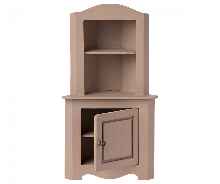 MAILEG - miniature corner cabinet - rose