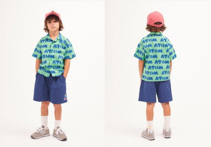 Jelly Mallow - Atom green shirt