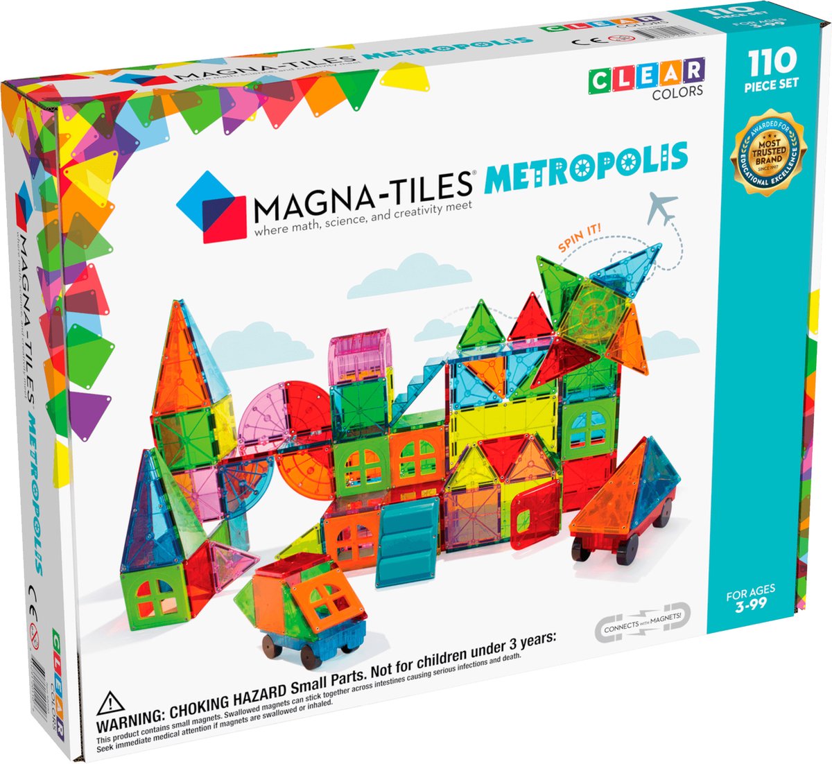 Magna Tiles - metropolis - 110 stuks