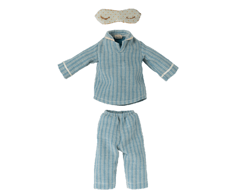 MAILEG - medium mouse with pyjama's - Hyggekids