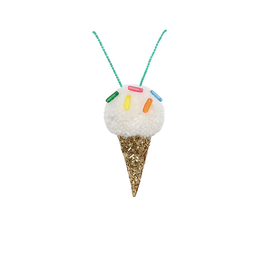 Meri Meri - ice cream pompom necklace