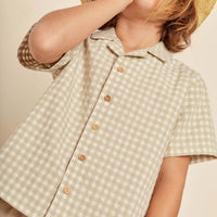 Mipounet - MATTEO VICHY SHIRT - sage