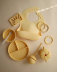 Mushie - Silicone plate - Pale daffodil