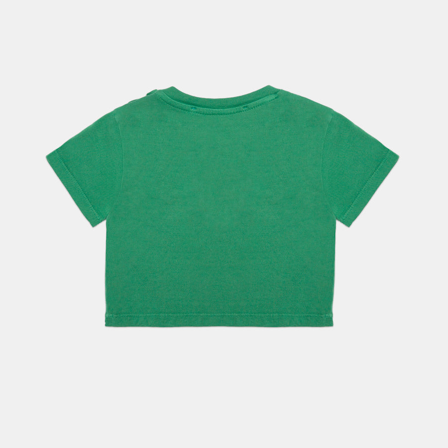 Weekend house kids - logo t-shirt - green