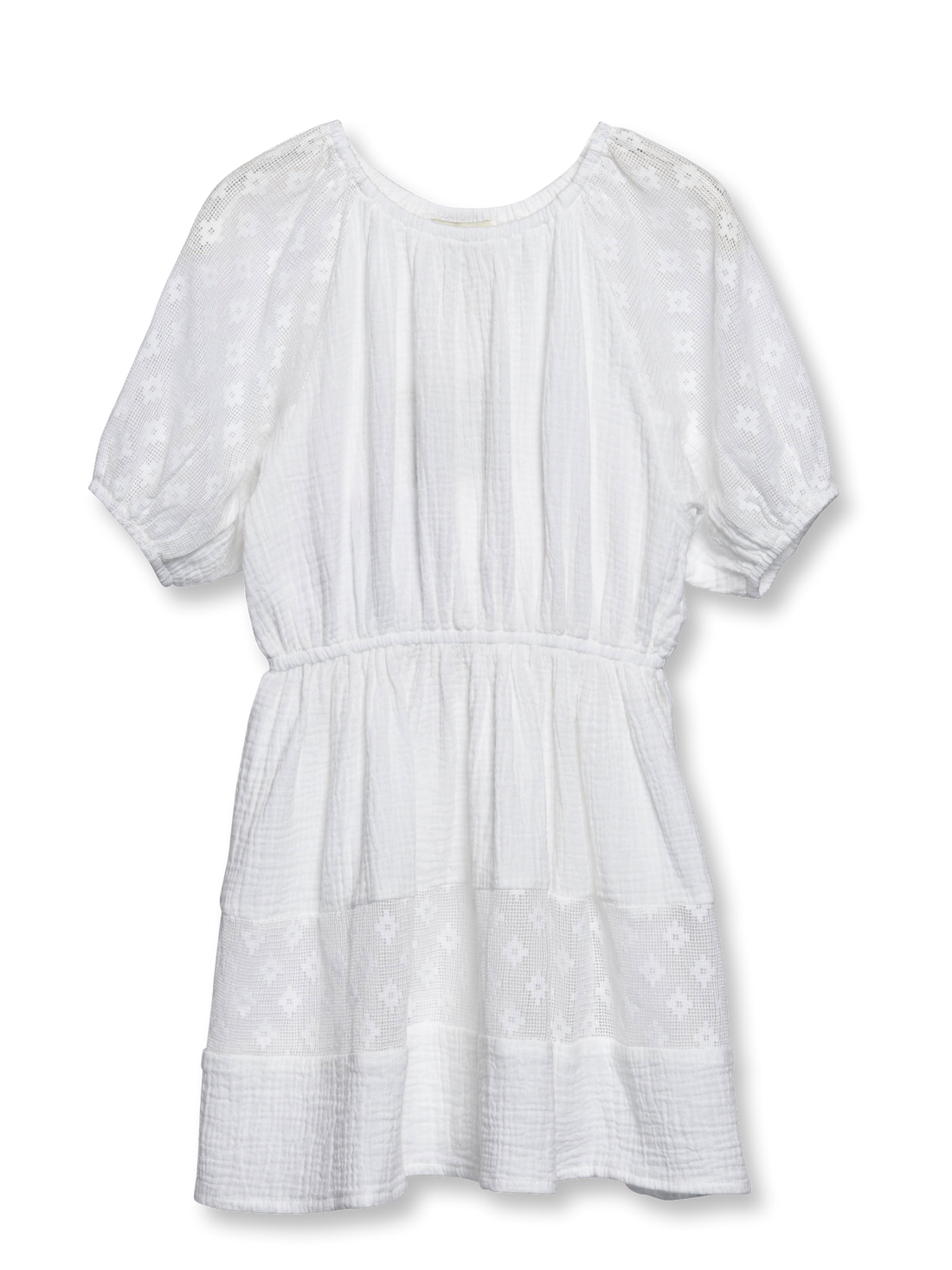 Wander & Wonder - chiara dress - white crincle