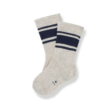1+ in the family - wes - socks - blue notte