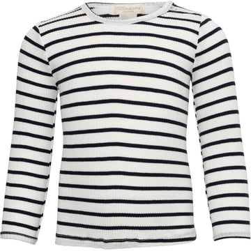 Minimalisma - bogense cotton/silk t-shirt - sailor