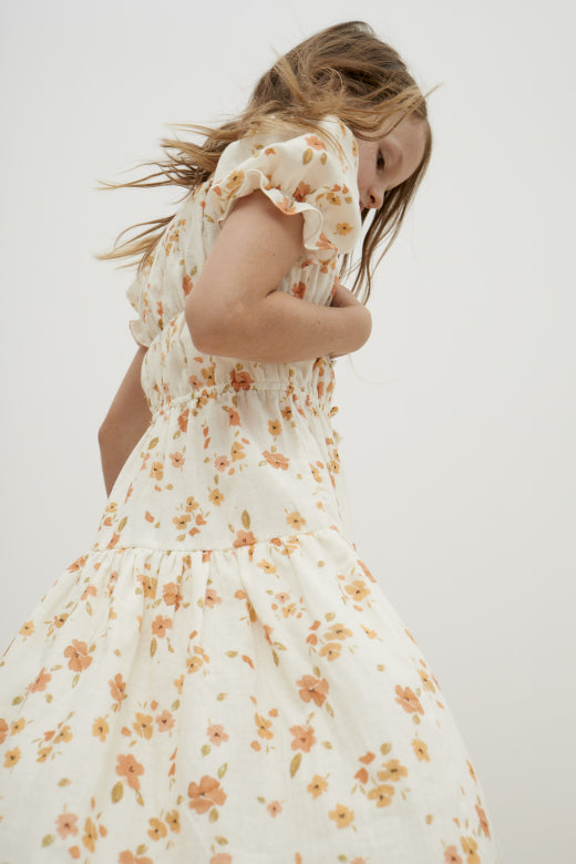 The New Society - Fiorella Dress - flower print