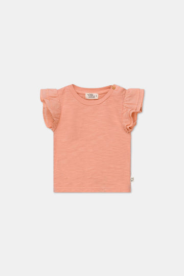 My Little cozmo - REESE205 - frill t-shirt - peach