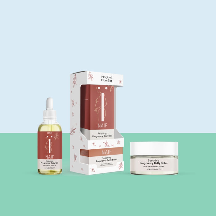 Naïf - mom set - pregnancy belly balm and body oil