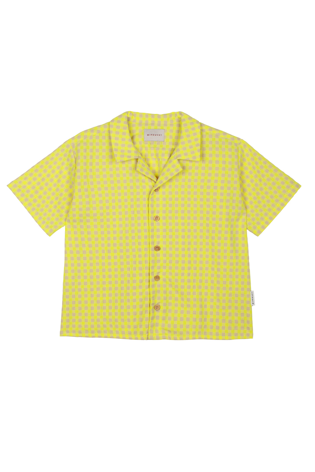 Mipounet - MATTEO VICHY SHIRT - yellow
