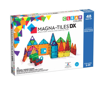 Magna Tiles - Clear Colors Deluxe set - 48 stuks - Hyggekids