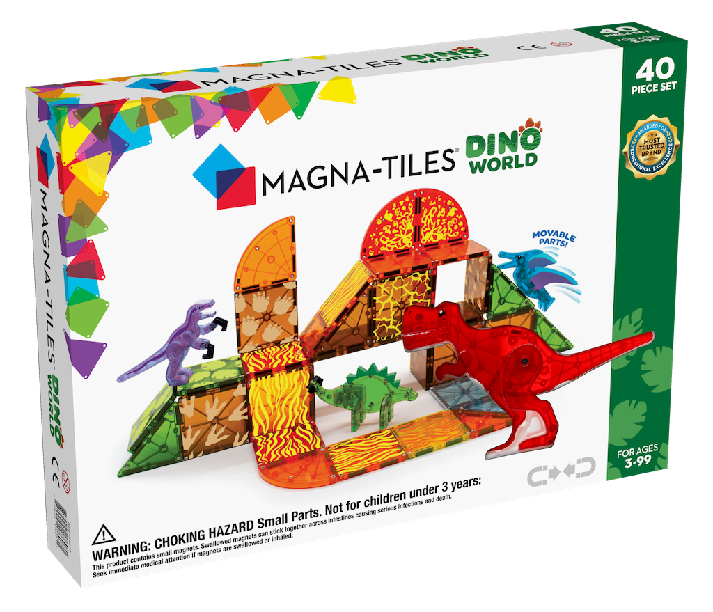 Magna Tiles - Dino world - 40 stuks - Hyggekids