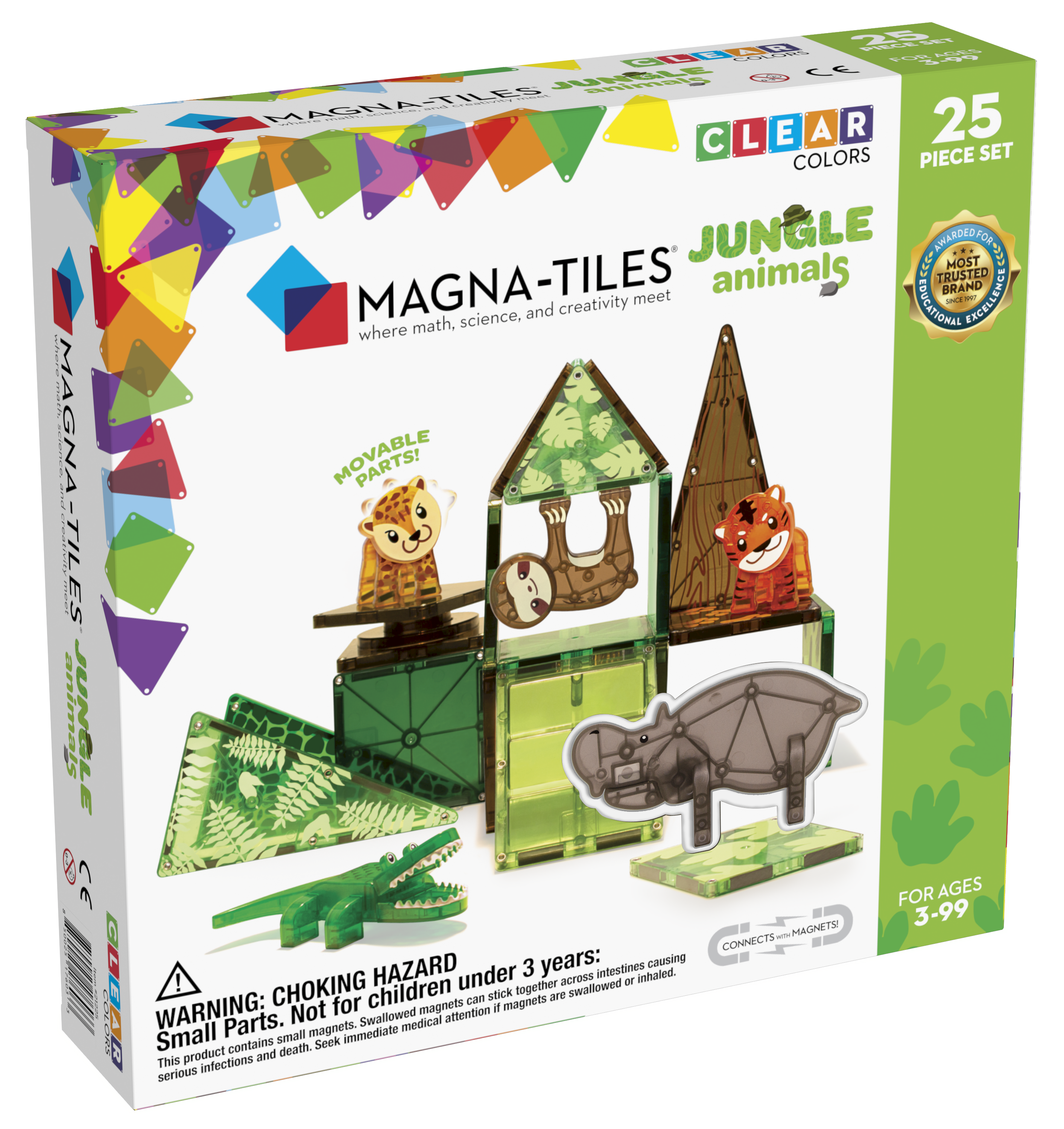 Magna Tiles - jungle - 25 stuks - Hyggekids
