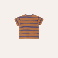 The Campamento - baby stripes t-shirt - brown