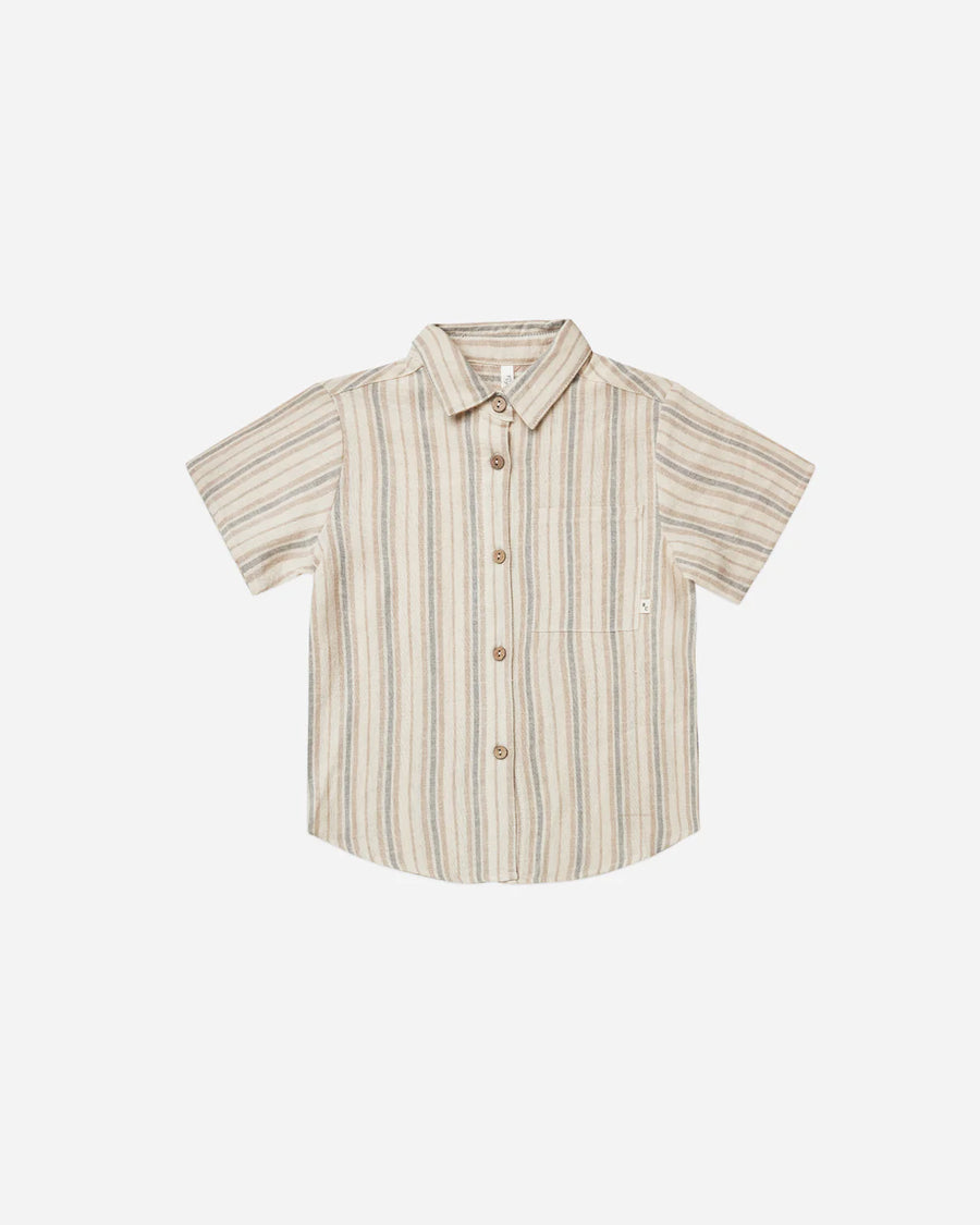 Rylee & Cru - short sleeve shirt - pool stripe
