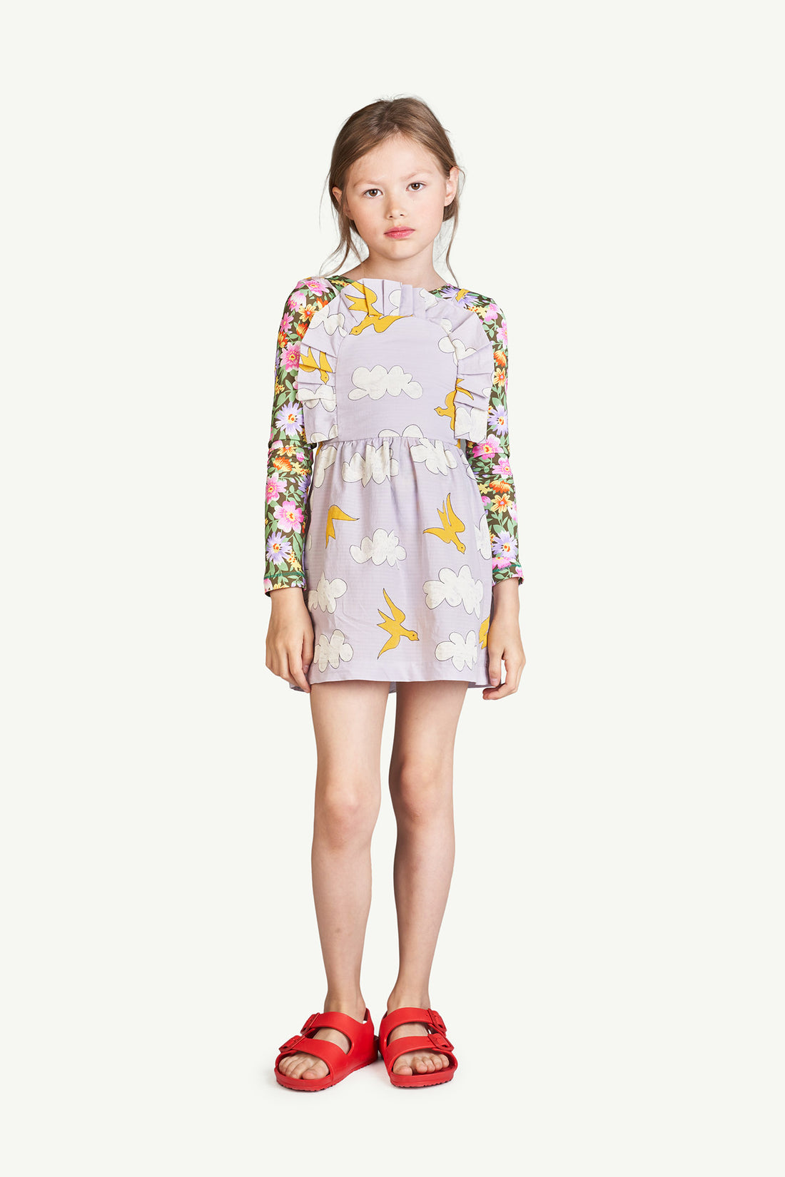 The animals observatory - dragonfly kids dress - lavand