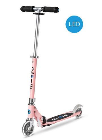 Micro Step - foldable Scooter Micro sprite led - neon pink