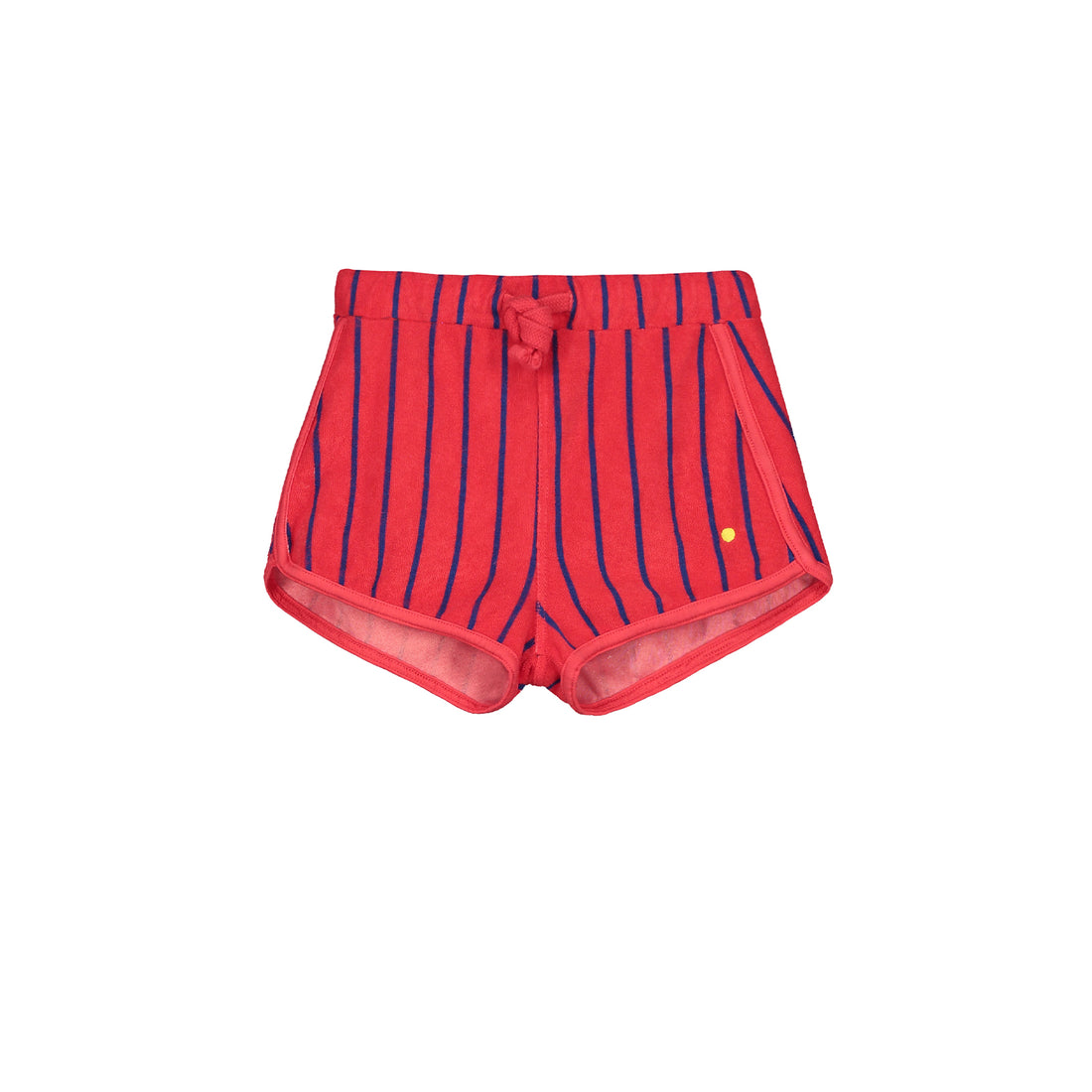 Bonmot - terry shorts all over stripes - red