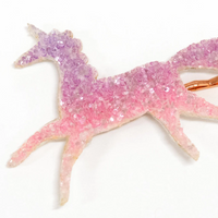 Meri Meri - glittery unicorn hair slides