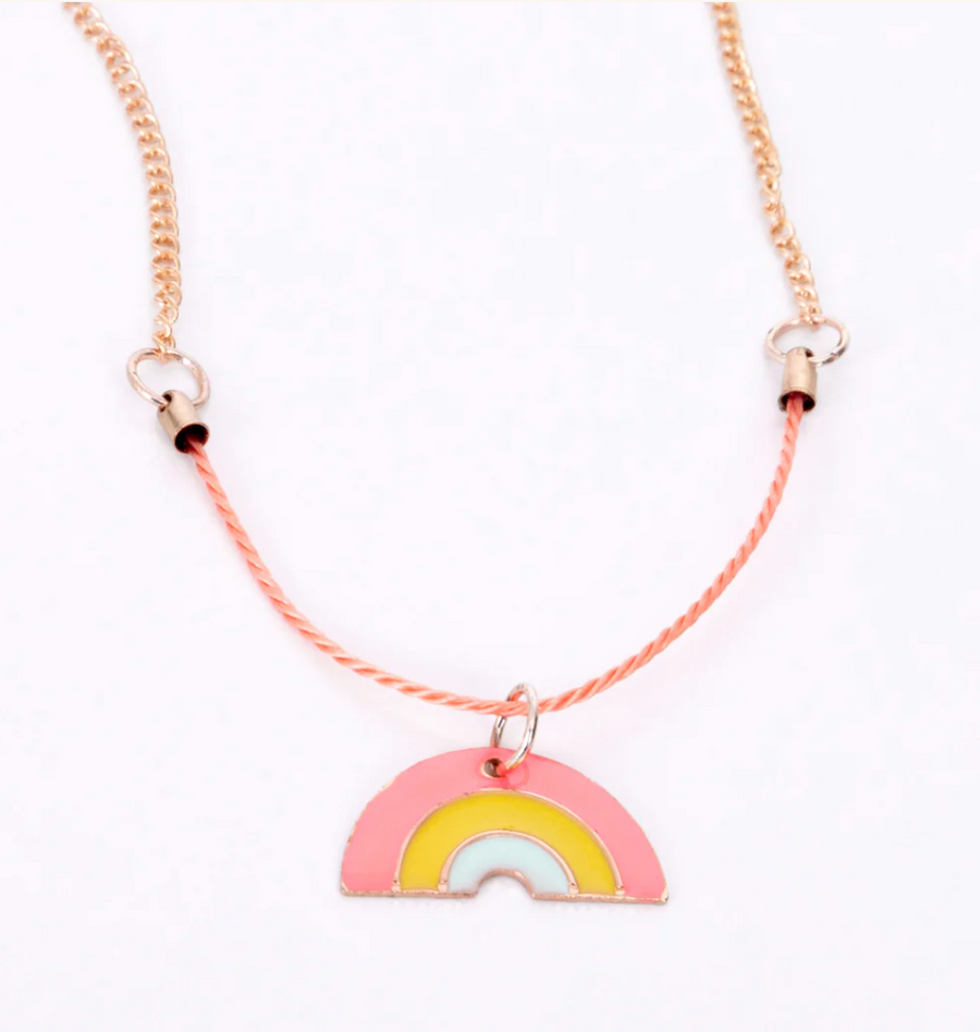 Meri Meri - enamel rainbow necklace