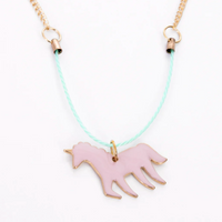 Meri Meri - enamel unicorn necklace