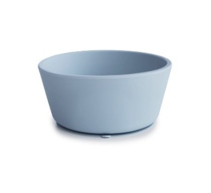 Mushie - Silicone bowl - Powder blue