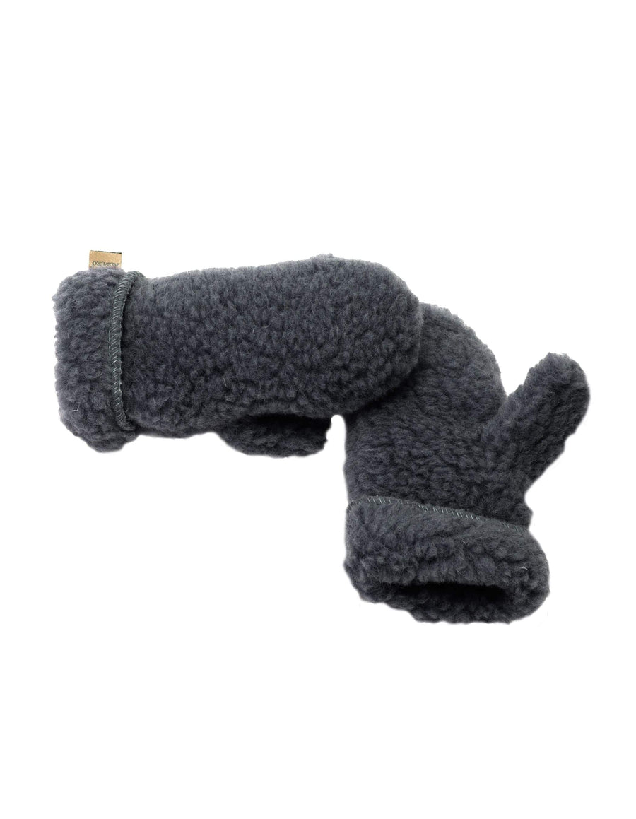 Alwero - freeze kids - wool gloves - antracite - Hyggekids