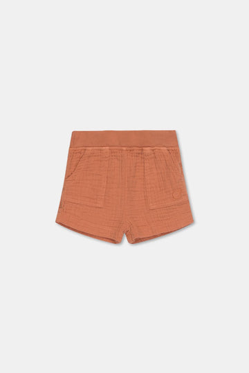 My Little cozmo - ariel200 - woven shorts - terracotta