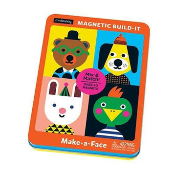 Mudpuppy - magnetic tins - make-a-face - Hyggekids