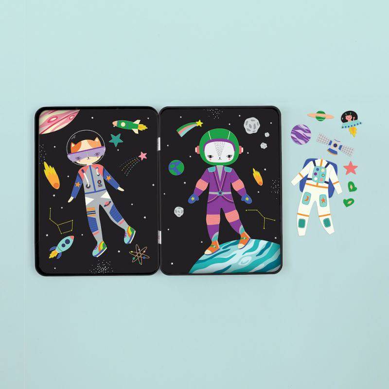 Mudpuppy - magnetic tins - space cat - Hyggekids