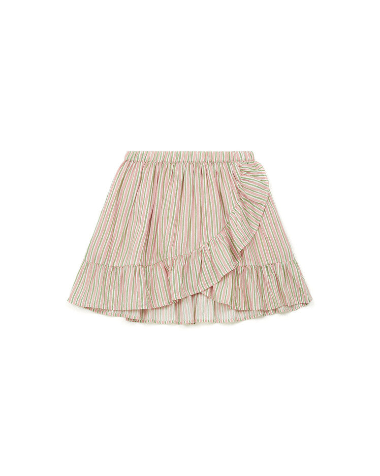 Bonton - skirt - pink stripes