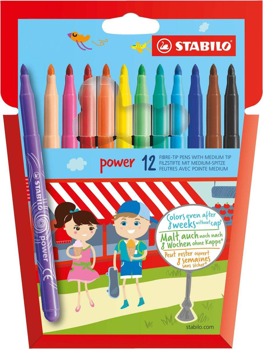 Stabilo - power - 12 viltstiften - Hyggekids